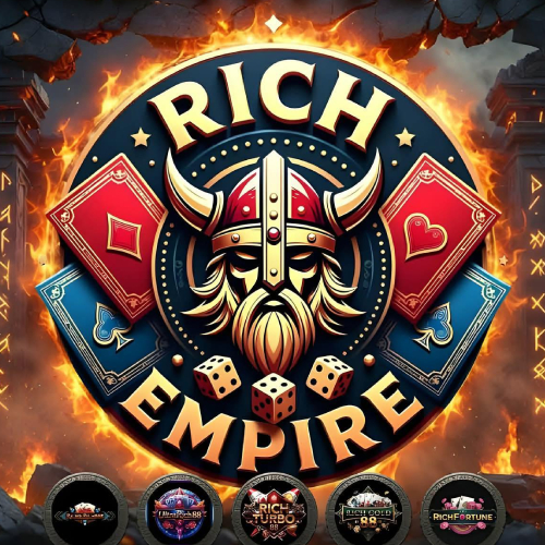 Promotional banner for the RichEmpire Casino mobile app